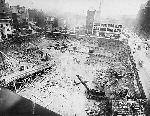 Union Arcade Basement Excavation