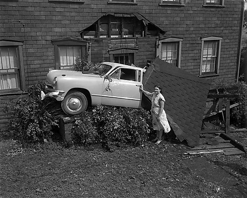 Automobile vs. Building