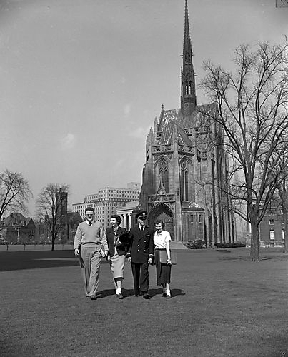 Couples in Front of Heinz Chapel