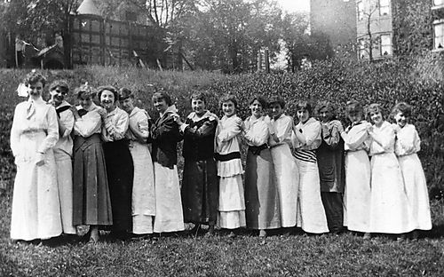 Parishioners at St. Peter's Episcopal Church