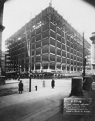 Union Arcade Construction- Steel Framing