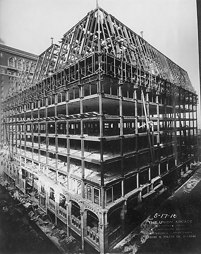 Union Arcade Construction- Roof (East View)