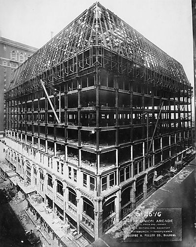 Union Arcade Construction- Lower Floors and Roof