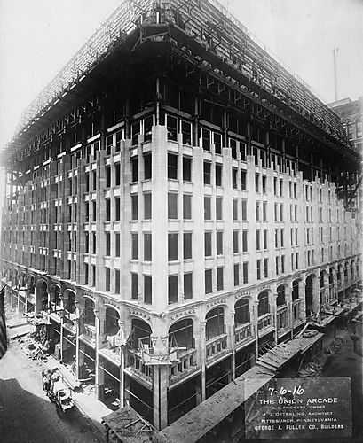 Union Arcade Construction- Outer Walls (South)