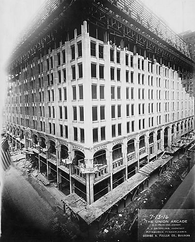 Union Arcade Construction- Outer Walls (South)