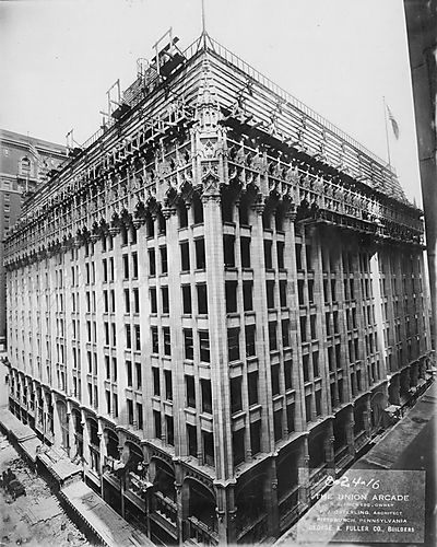Union Arcade Construction -Roof (East View)