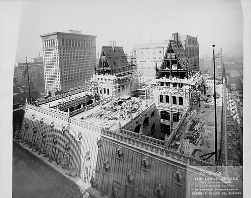 Union Arcade Construction- Steeples