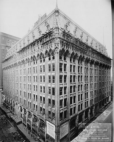 Union Arcade Construction- Terra-Cotta Pieces