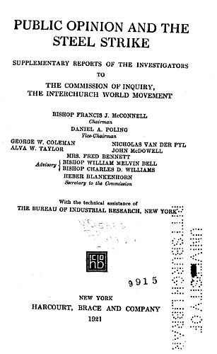 Public opinion and the steel strike