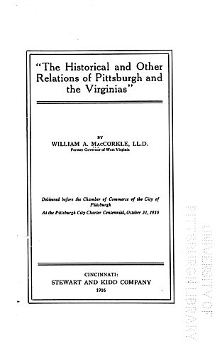 " ... Pittsburgh and the Virginias."