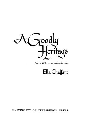 goodly heritage