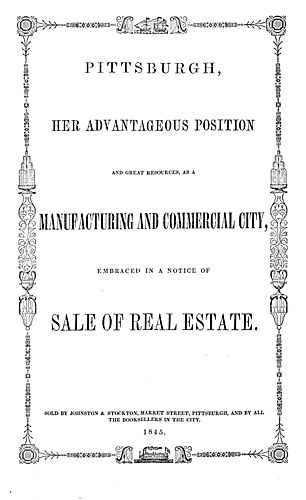 Pittsburgh, her advantageous position and great resources, as a manufacturing and commercial city