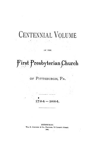 First Presbyterian Church of Pittsburgh, Pennsylvania