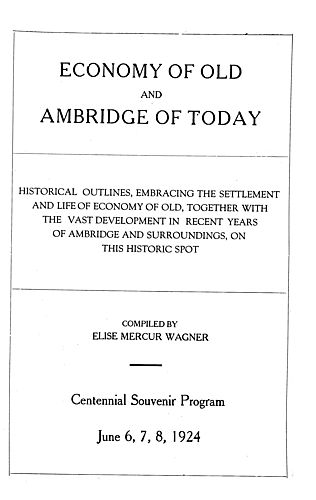 Economy of old and Ambridge of today