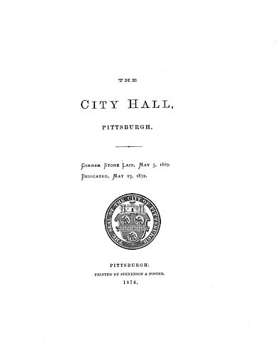 City Hall, Pittsburgh