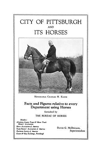 City of Pittsburgh and its horses