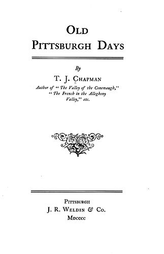 Old Pittsburgh days