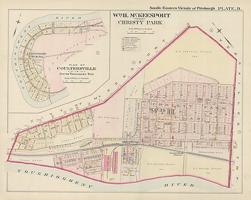 Ward 11 McKeesport, Plan of Coultersville