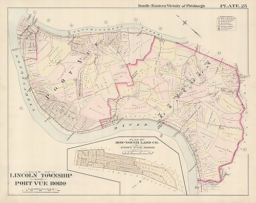 Plan of Lincoln Twp, Port Vue Boro