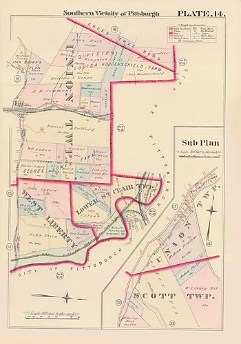 Lower Saint Clair, Scott, West Liberty, Union