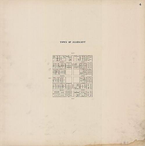 Plate no. 4 - Town of Allegany