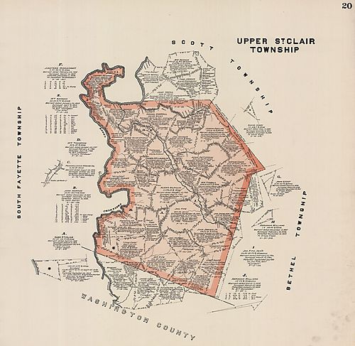 Plate no. 20 - Upper St. Clair Township