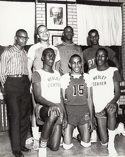 Wesley Center basketball team