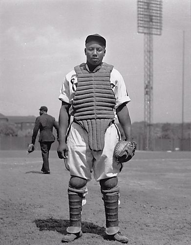 Negro League baseball player Josh Gibson at Forbes Field