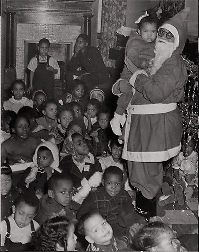 Santa with children