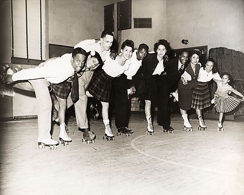 The Gay Amigos Roller Skating Club at the Centre Avenue YMCA, Hill District