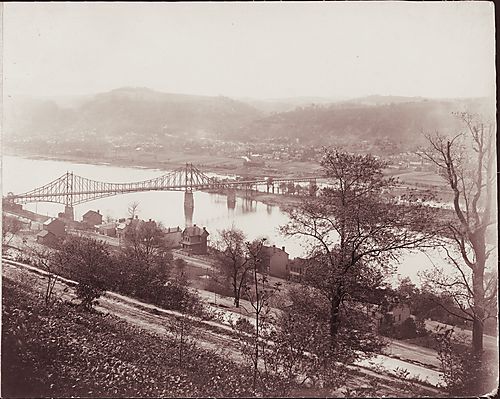 Allegheny River and Sharpsburg Bridge
