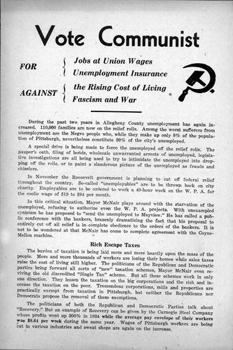 Vote Communist: Platform Statement