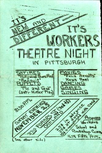 It's Workers Theatre Night in Pittsburgh