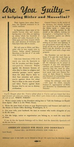 Are You Guilty of helping Hitler and Mussolini?