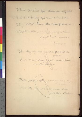 ["Hurrah for the Bigler Boys"]