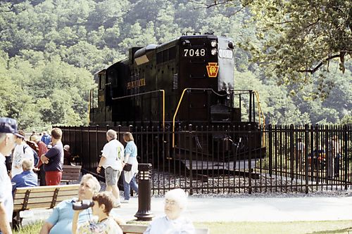 Retired Pennsylvania Railroad Locomotive 7048