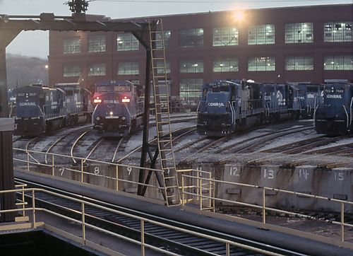 Roundhouse at the Conway Yard