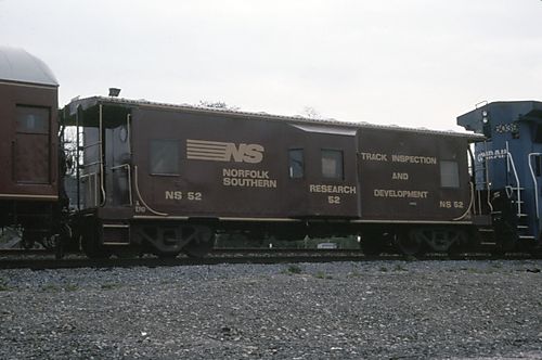 Norfolk Southern Railroad Track Inspection Car 52