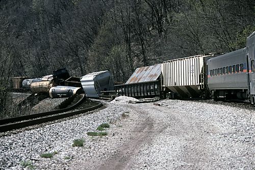 CSX Derailment near Altoona, Pennsylvania