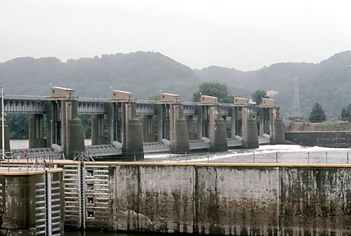 Emsworth Locks And Dams on the Ohio River