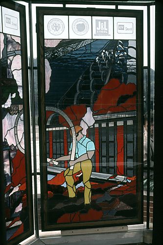 Steel Workers Window