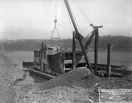 Dumping Earth at Brunot's Island