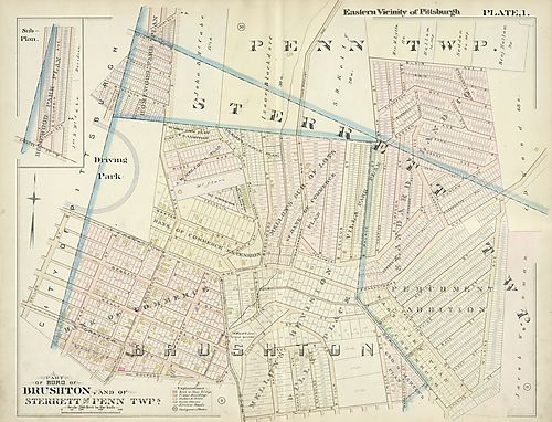 Part of Boro of Brushton, of Sterrett, Penn Twps