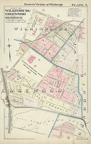 Part of Wilkinsburg, Edgewood, Braddock