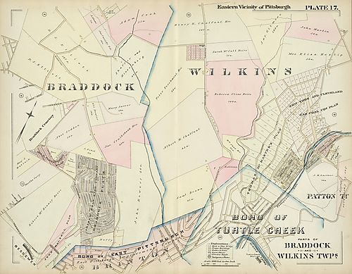 Parts of Braddock, Wilkins Twp