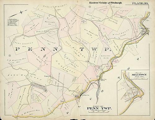 Part of Penn Twp, Plan of Milltown