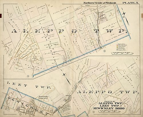 Parts of Aleppo Twp, Leet Twp, Sewickley Boro