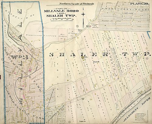Part of Millvale Boro, Shaler Twp