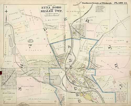 Parts of Etna Boro, Shaler Twp