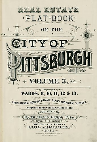 City of Pittsburgh, 8th, 10th-13th Wards
